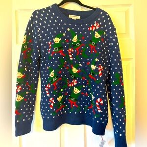 Light up elf Christmas sweater